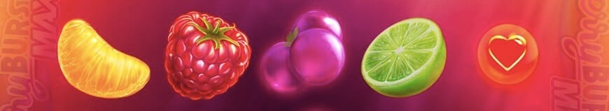 läskande symboler i sloten Berryburst Max