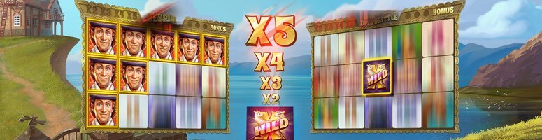 Free spins med multiplikator