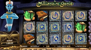 Hög jackpott på Millionaire Genie