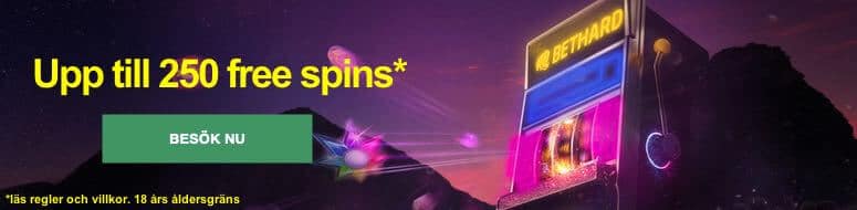 free spins bonus hos Bethard