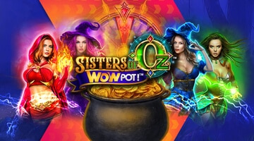 Sisters of Oz slot - jättejackpot