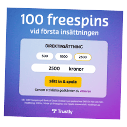 Erbjudande med 100 Play OJO free spins