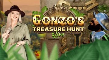 Gonzo's Treasure Hunt live spel