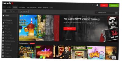 Skärmbild betsafe online casino