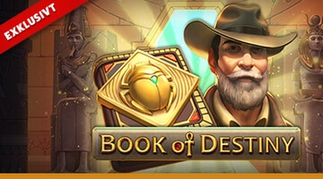 Testa exklusiva slotten Book of Destiny idag!