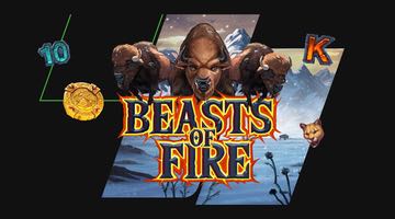 Bild på nya sloten Beasts of Fire hos Unibet