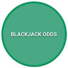 Skylt med texten blackjack odds