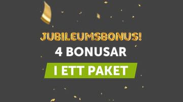 Jubileumsbonus hos ComeOn