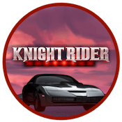 Knight Rider slot logga i recension