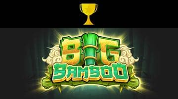 Logga Big Bamboo och guldpokal