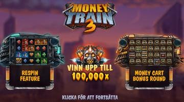 Introbild till Money Train 3 slot