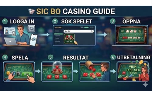 Steg för steg guide till hur man kommer igång att spela Sic Bo online